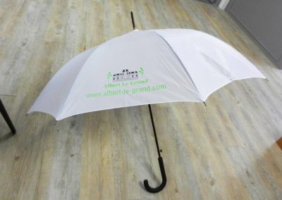 Sérigraphie, impression sur parapluie